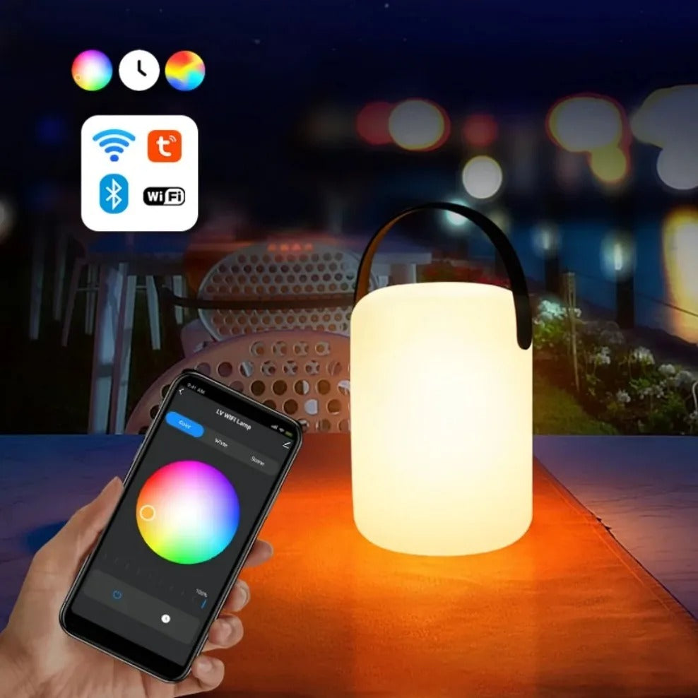 Portable Waterproof Cordless Table Lamp with Remote Control