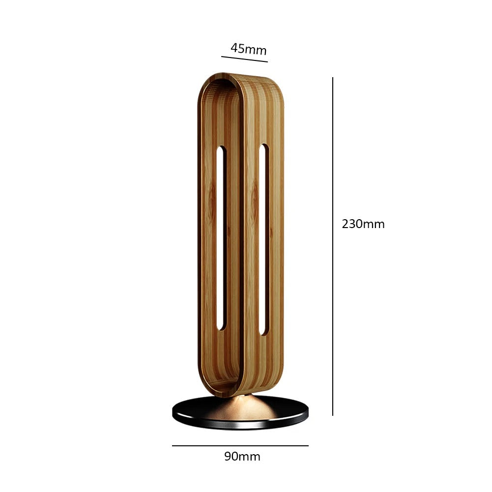 Wood and Metal Headphone Stand for Organized Storage