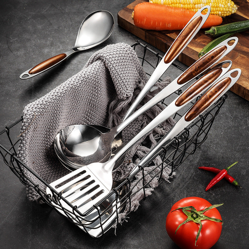 Ergonomic Stainless Steel Kitchen Tool Set, 5-Piece