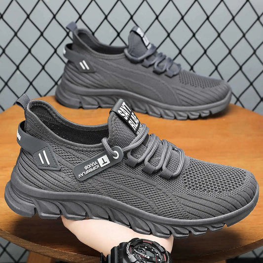 Men's Lightweight Breathable Slip-On Sneakers with Cushioned Support