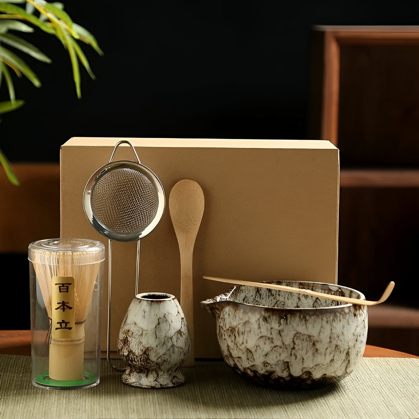 Traditional Matcha Tea Set – 6-Piece Accessory Collection for Authentic Preparation | Premium Quality
