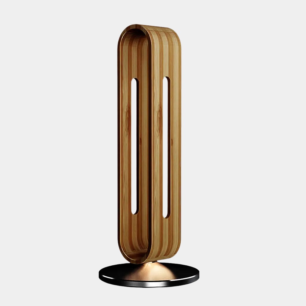 Wood and Metal Headphone Stand for Organized Storage