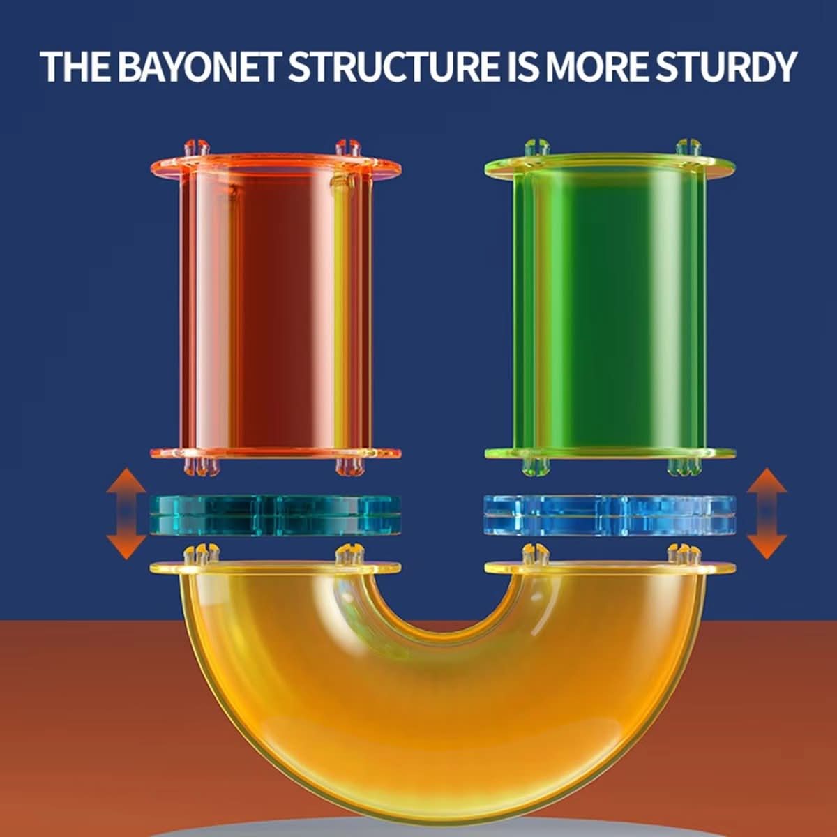 Magnetic Building Blocks Set for Creative 3D Learning - 69 Non-Toxic Pieces