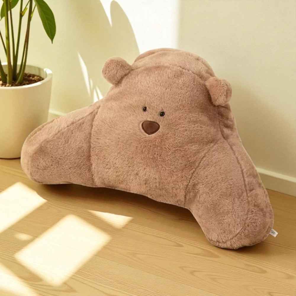 Teddy Bear Shaped Backrest Cushion