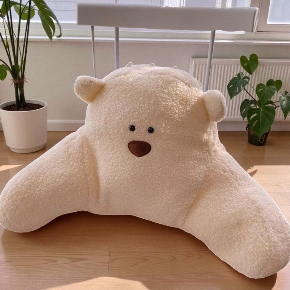 Teddy Bear Shaped Backrest Cushion