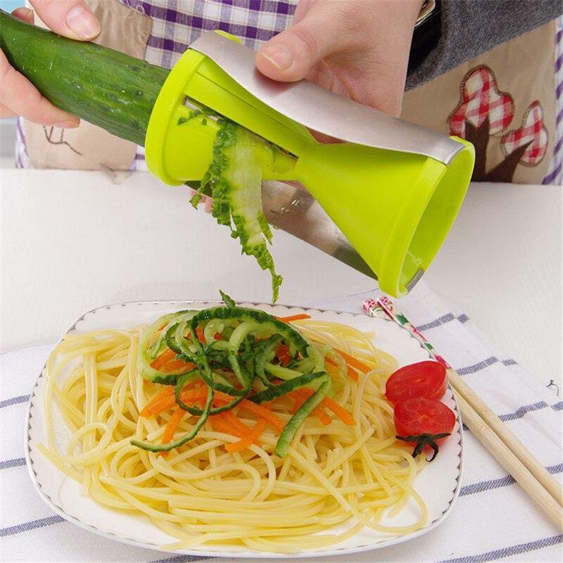 Vegetable Spiralizer with Interchangeable Blades