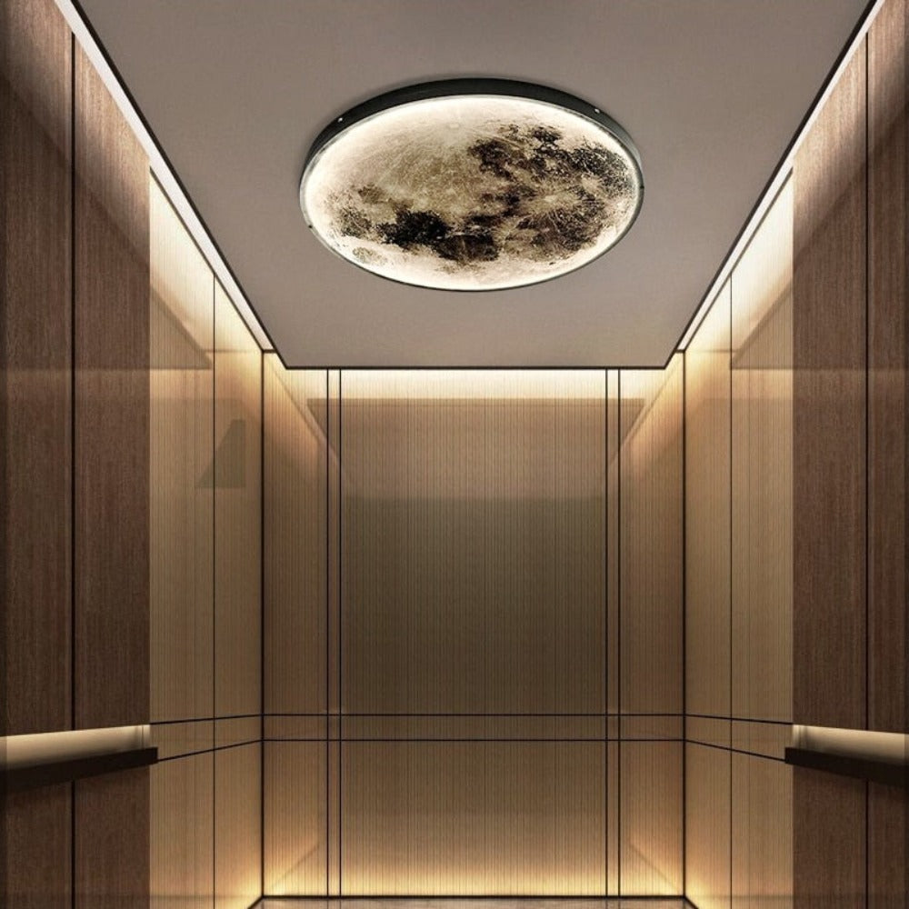 3D LED Moon or Earth Wall and Ceiling Lamp