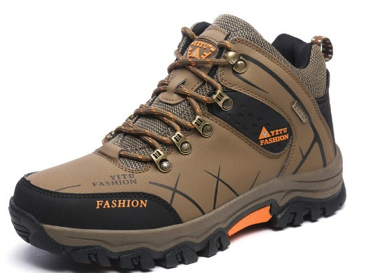 Waterproof Hiking Boots with Slip-Resistant Support
