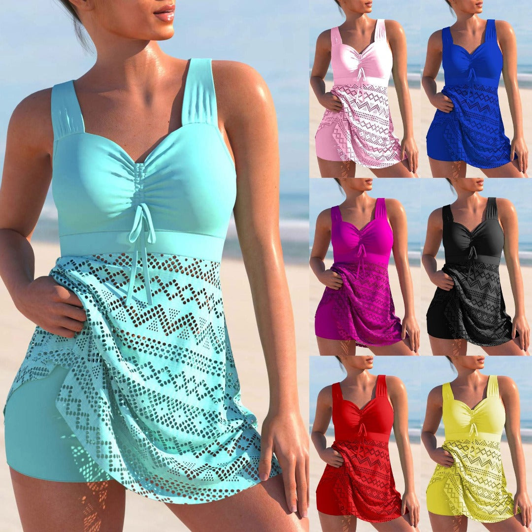 Slimming Quilted Tankini for Women