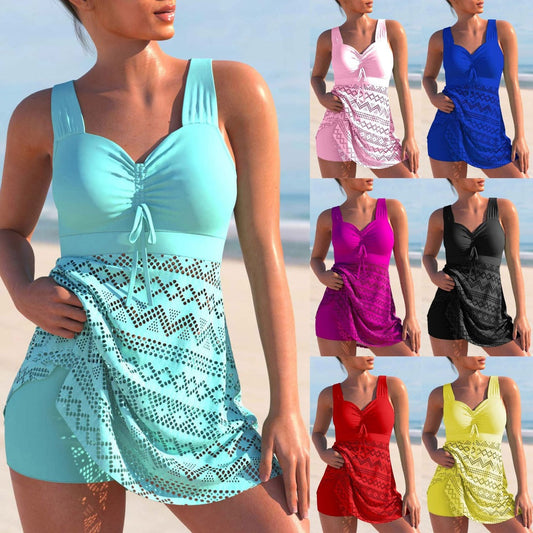 Slimming Quilted Tankini for Women