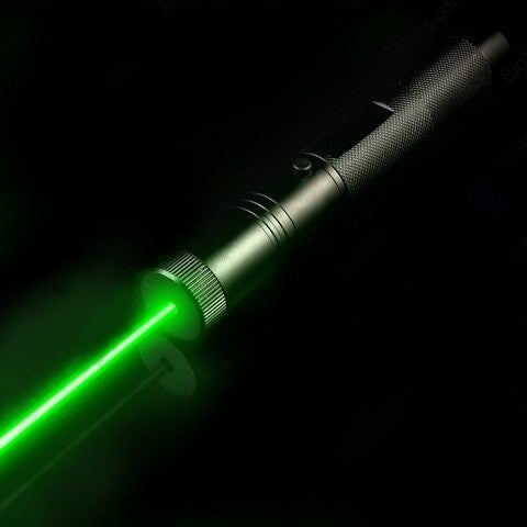 Rechargeable USB Laser Pointer with Adjustable Focus and Safety Lock