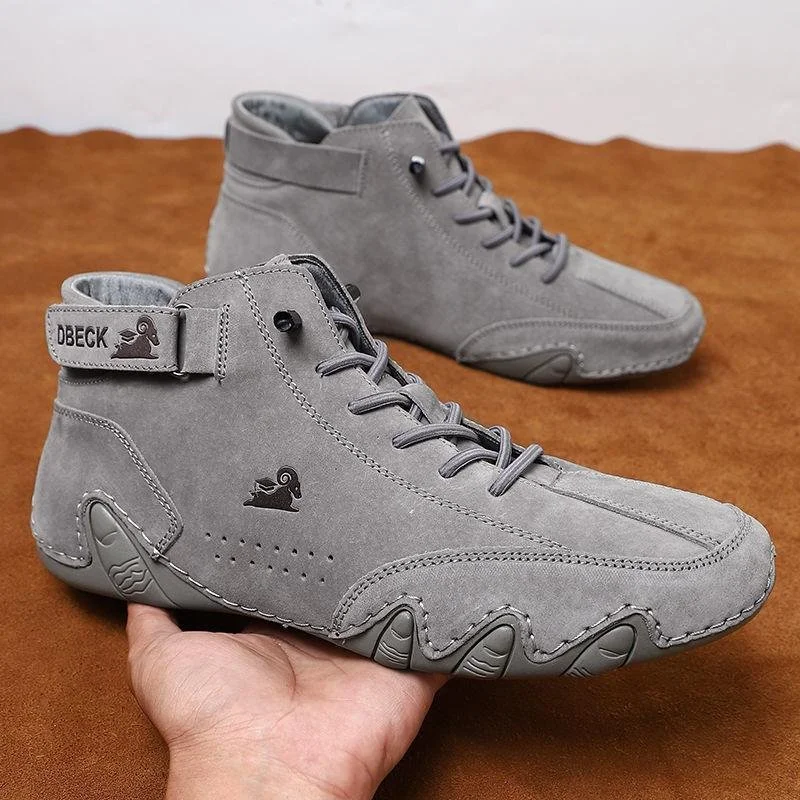 Handmade Italian High-Top Sneakers for Men