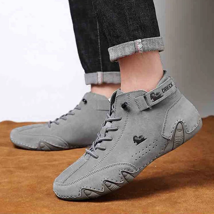 Handmade Italian High-Top Sneakers for Men