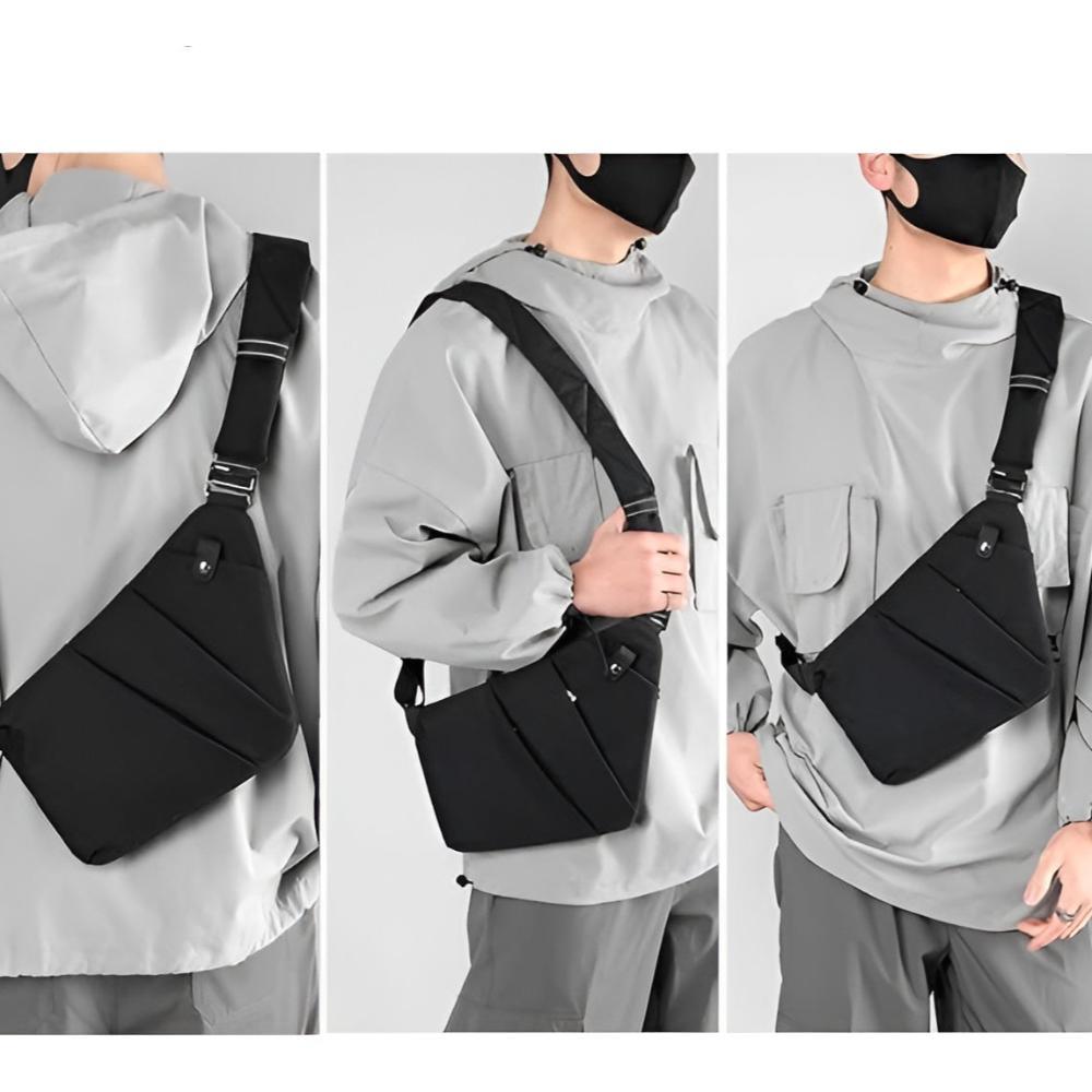Anti-Theft Shoulder Bag with RFID Protection and Ergonomic Design