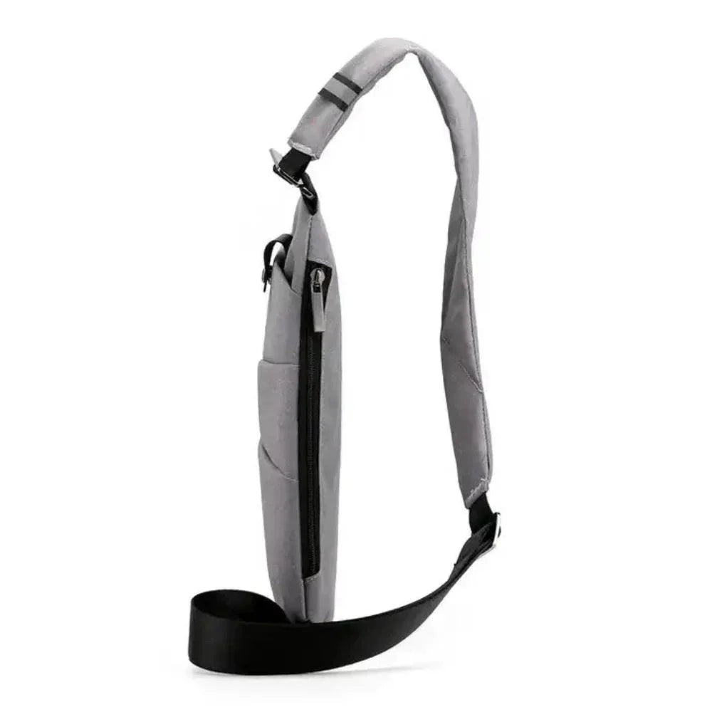 Anti-Theft Shoulder Bag with RFID Protection and Ergonomic Design