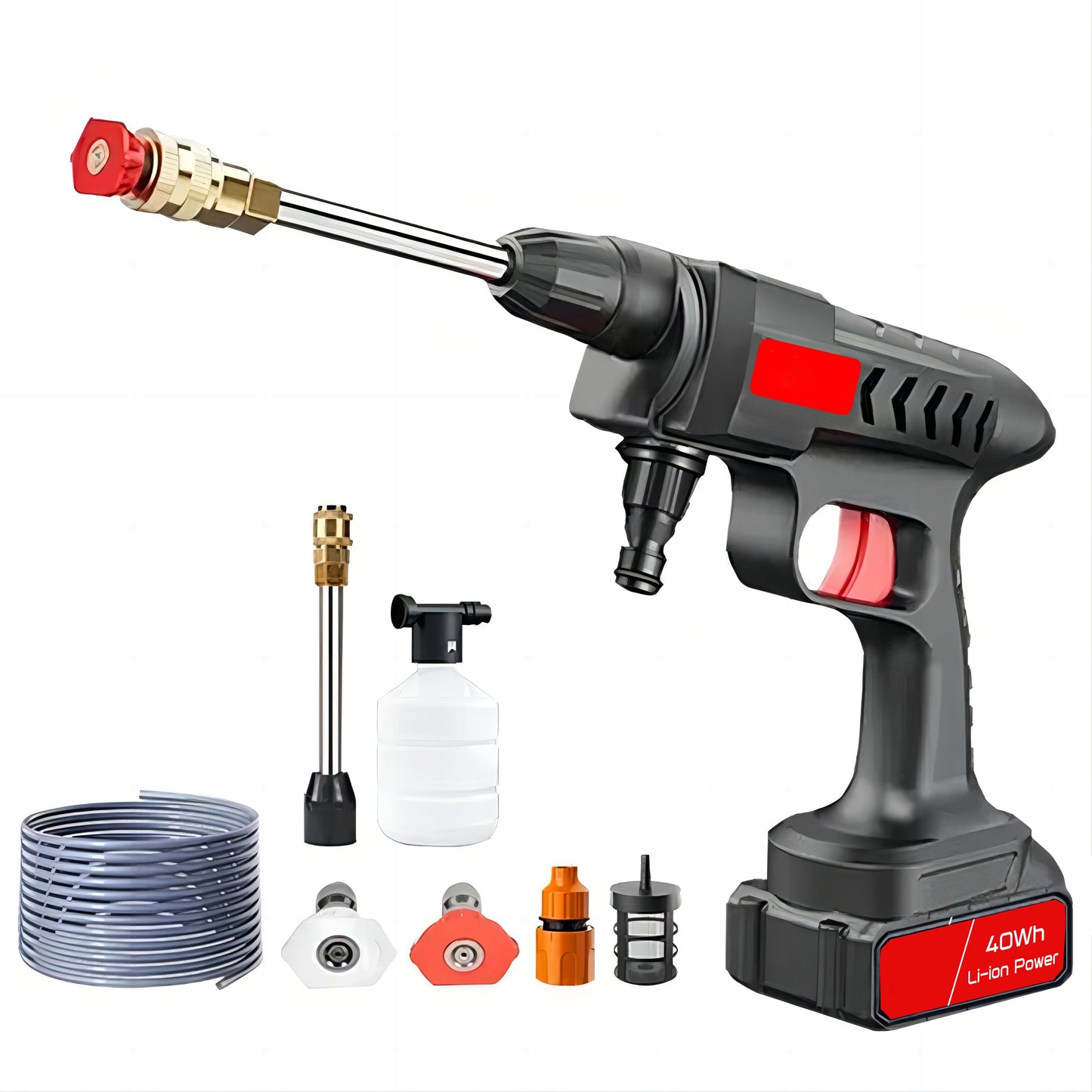 High-Pressure Wireless Water Gun for Car Washing