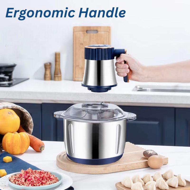 500W Stainless Steel Electric Meat Grinder with 5L Capacity