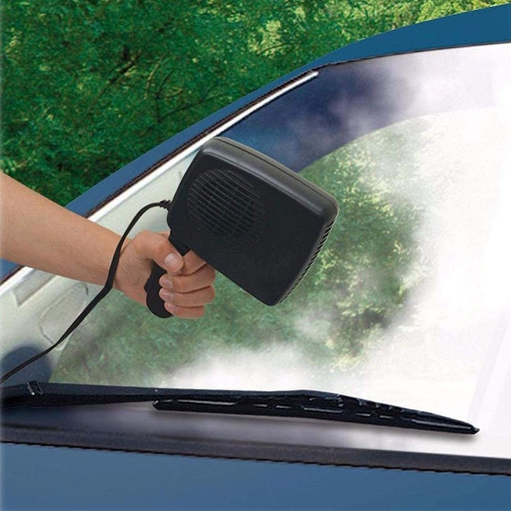 12V Portable Ceramic Car Heater Fan for Fast Heating and Defrosting