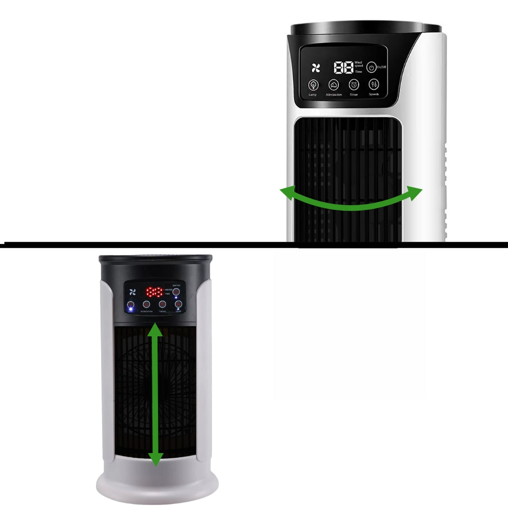 Portable Windowless Air Conditioner Stand Up Unit with Cooling and Humidifier Functions