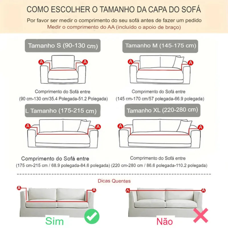 Jacquard Fabric Sofa Cover for L-Shaped and Recliner Sofas