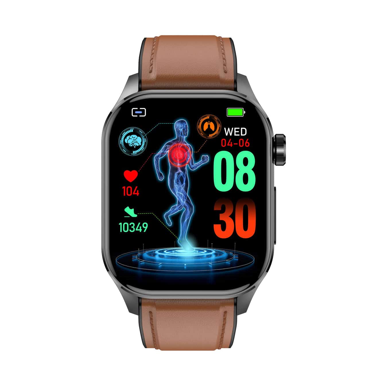 Smartwatch with Heart Rate Monitor and ECG Tracking