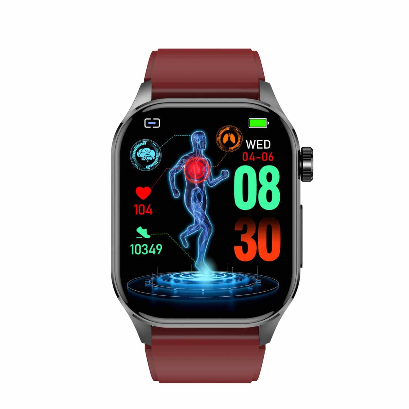 Smartwatch with Heart Rate Monitor and ECG Tracking