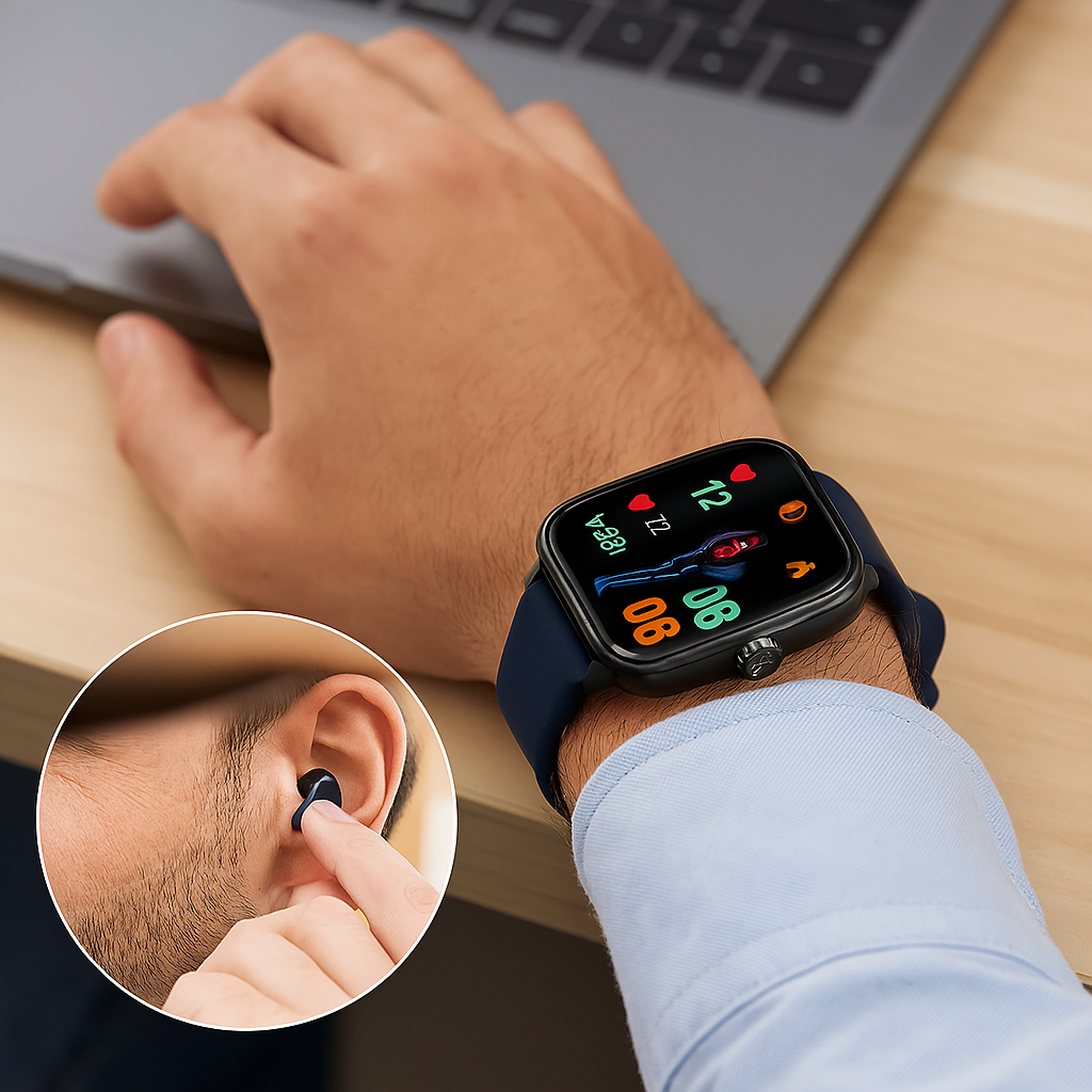 Smartwatch with Heart Rate Monitor and ECG Tracking