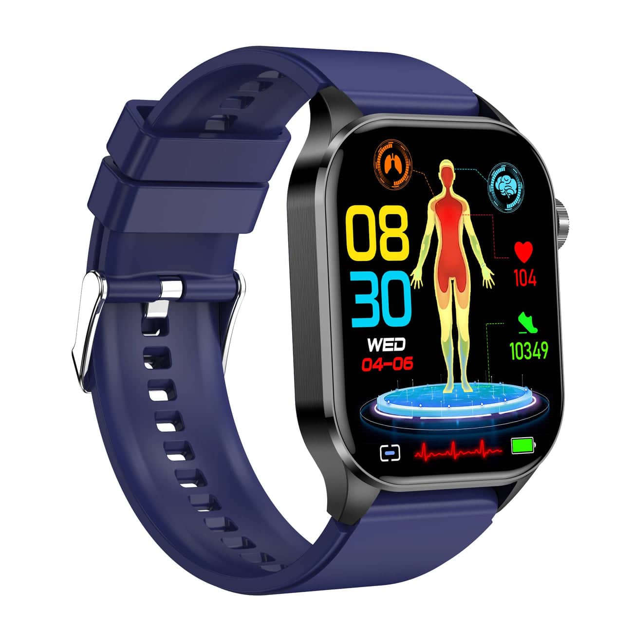 Smartwatch with Heart Rate Monitor and ECG Tracking