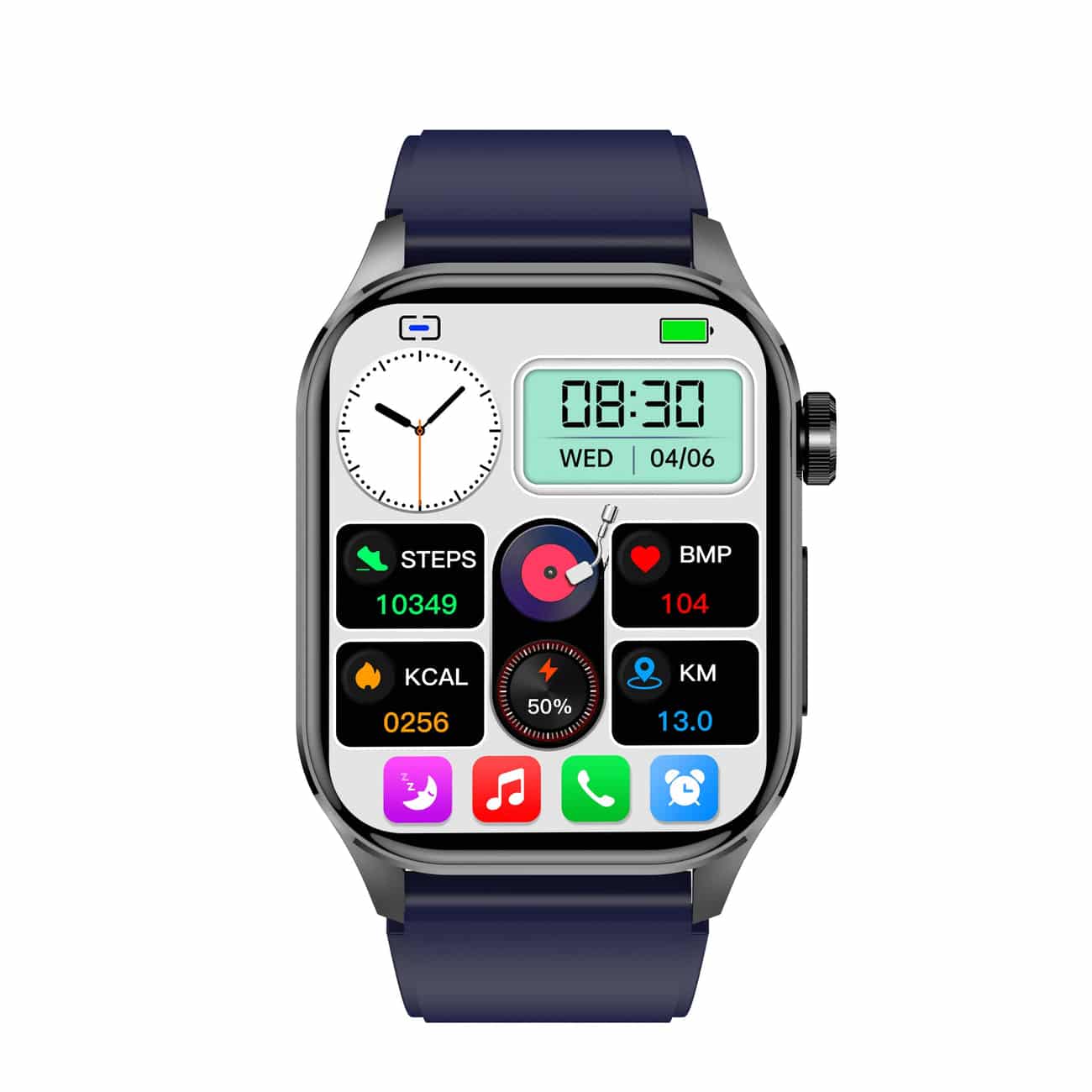 Smartwatch with Heart Rate Monitor and ECG Tracking