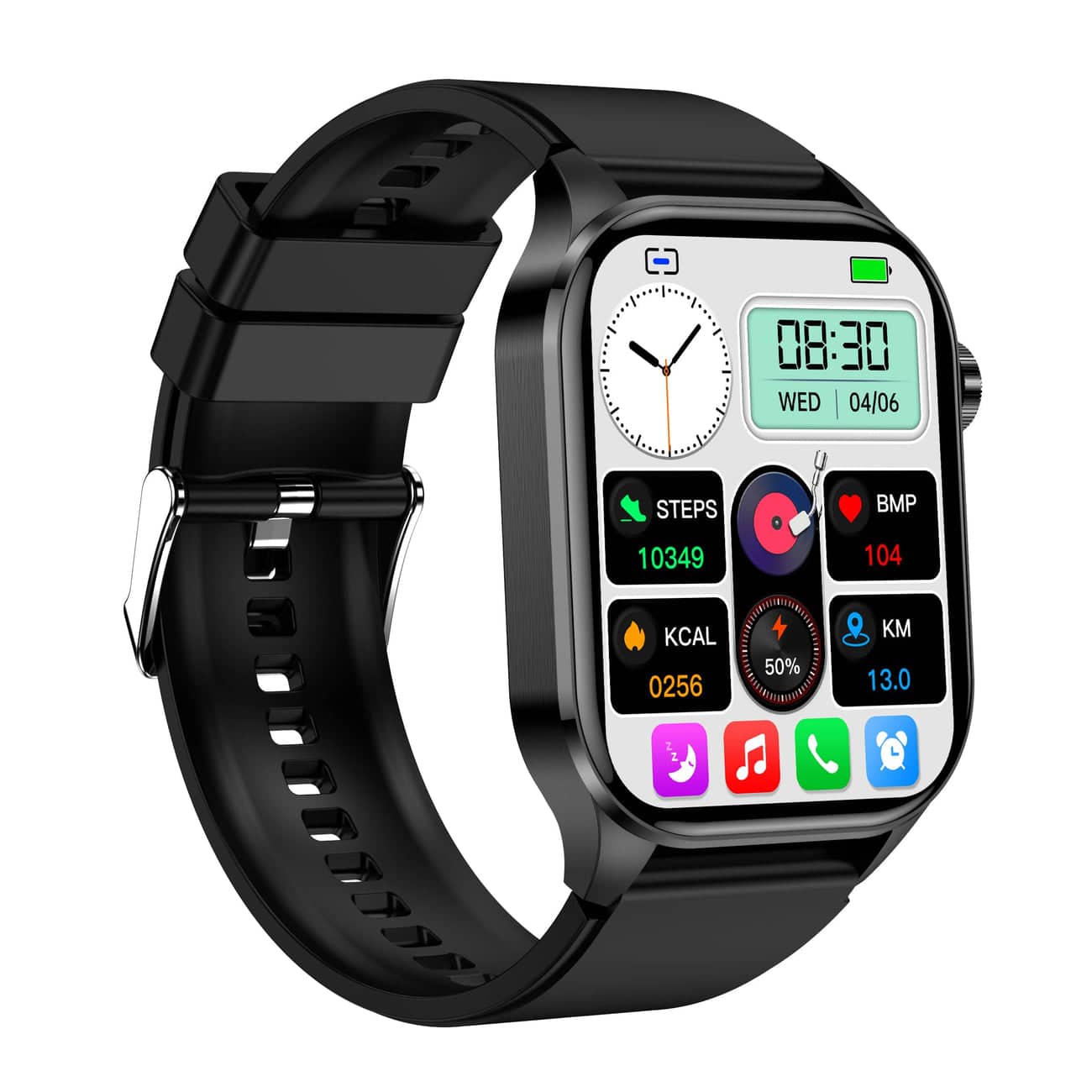 Smartwatch with Heart Rate Monitor and ECG Tracking