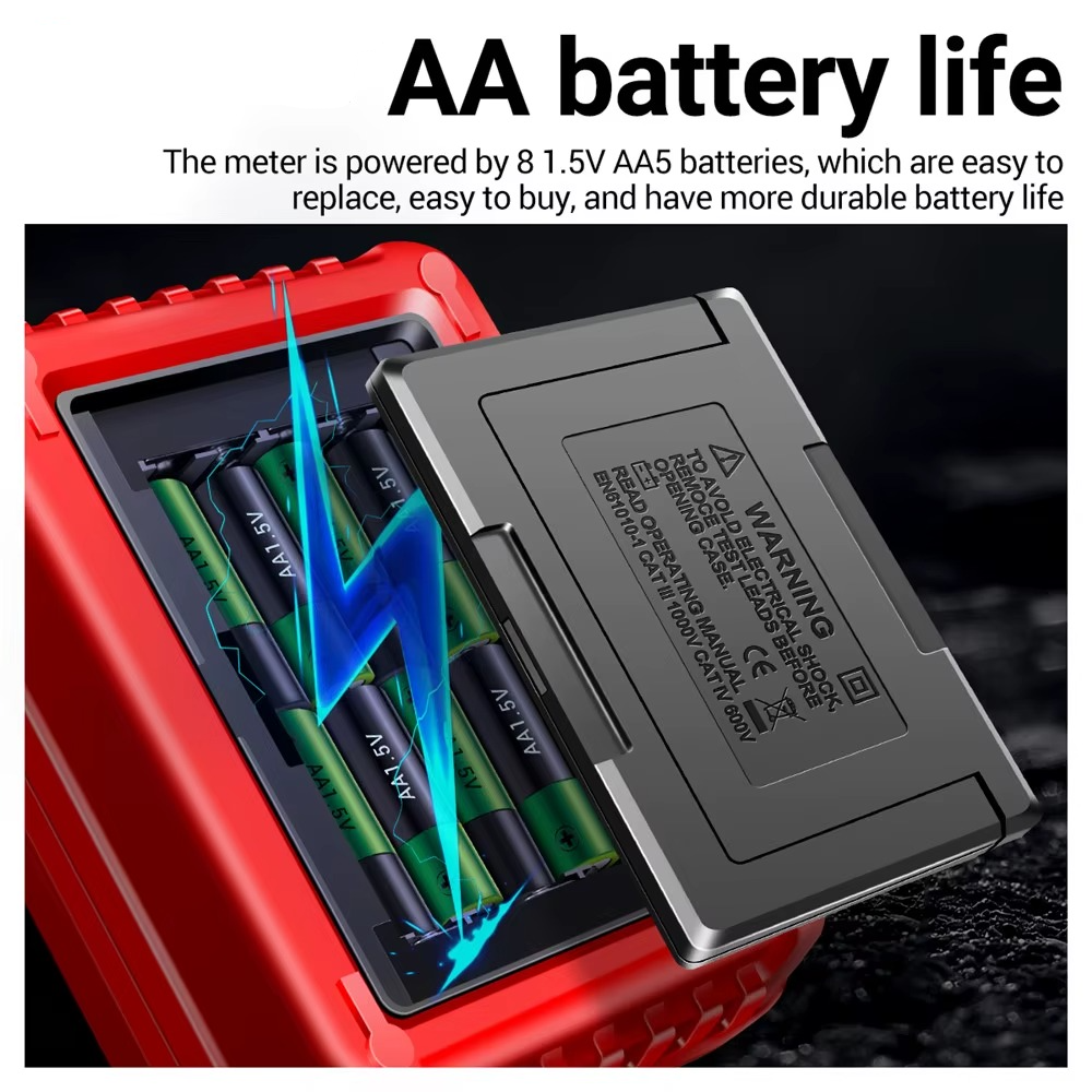 High Resistance Voltage Tester Megohmmeter with HD Display