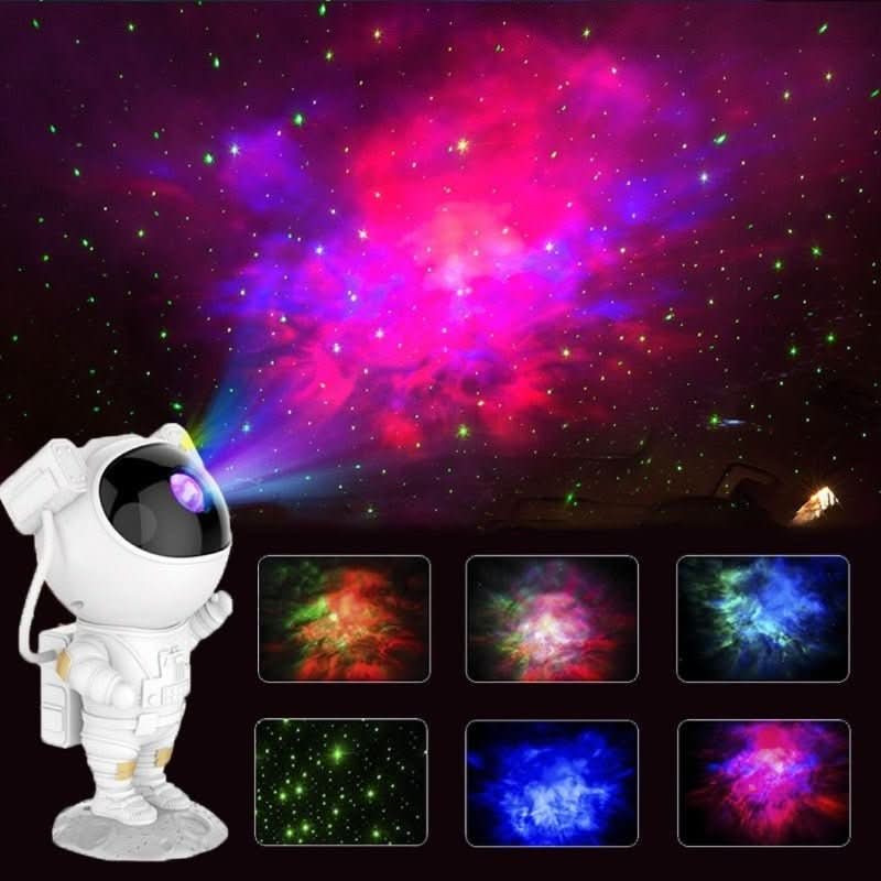 Astronaut Star Projector Lamp with 17 Lighting Modes and Remote Control