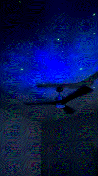 Astronaut Star Projector Lamp with 17 Lighting Modes and Remote Control
