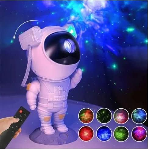 Astronaut Star Projector Lamp with 17 Lighting Modes and Remote Control