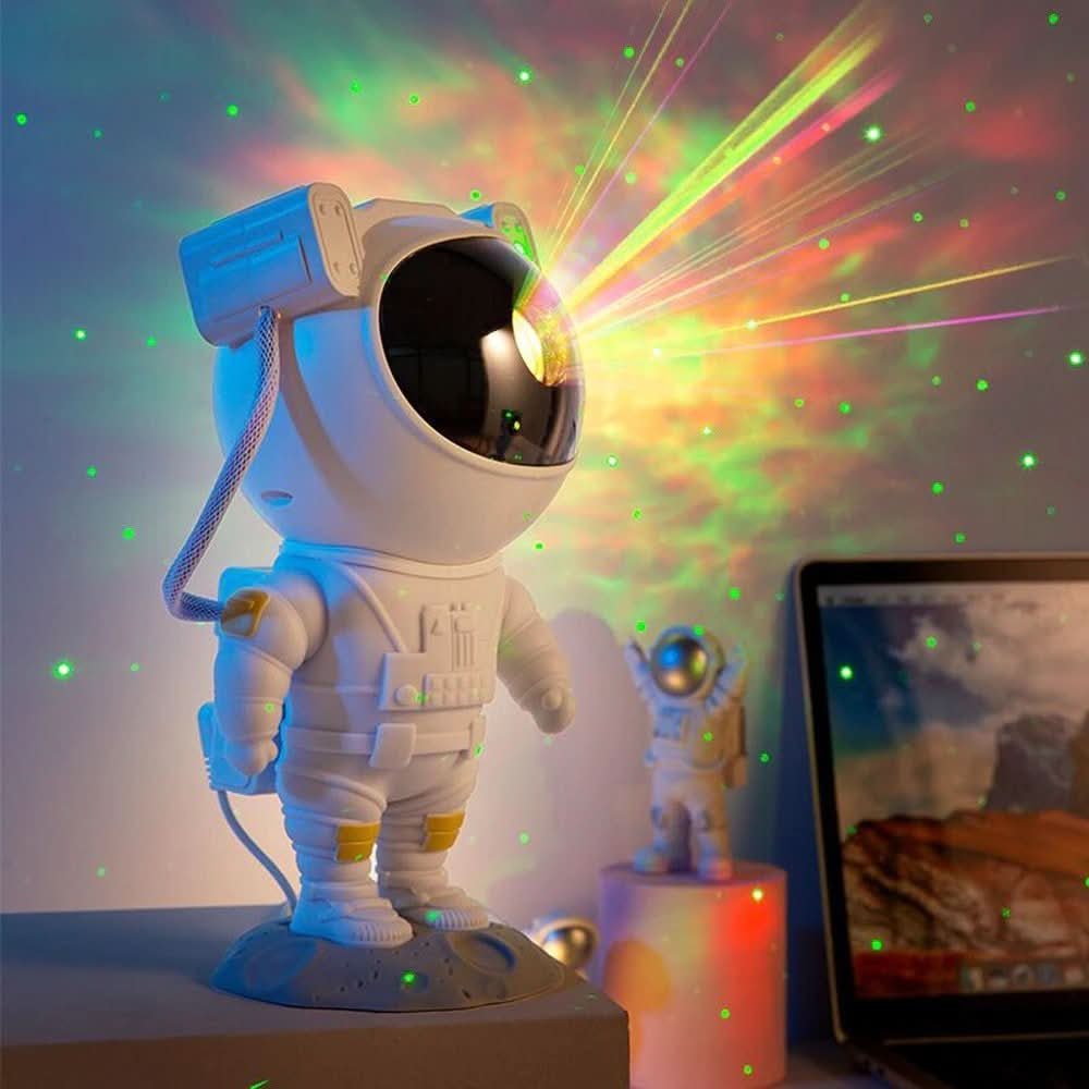 Astronaut Star Projector Lamp with 17 Lighting Modes and Remote Control