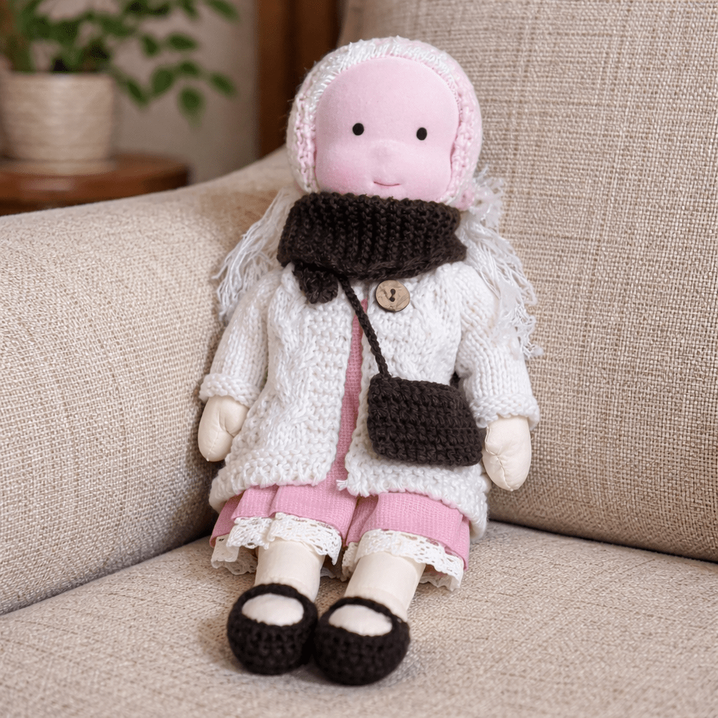 Handmade Waldorf-Inspired Soft Doll for Imaginative Play