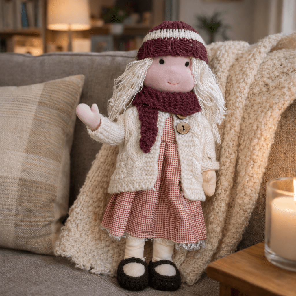 Handmade Waldorf-Inspired Soft Doll for Imaginative Play