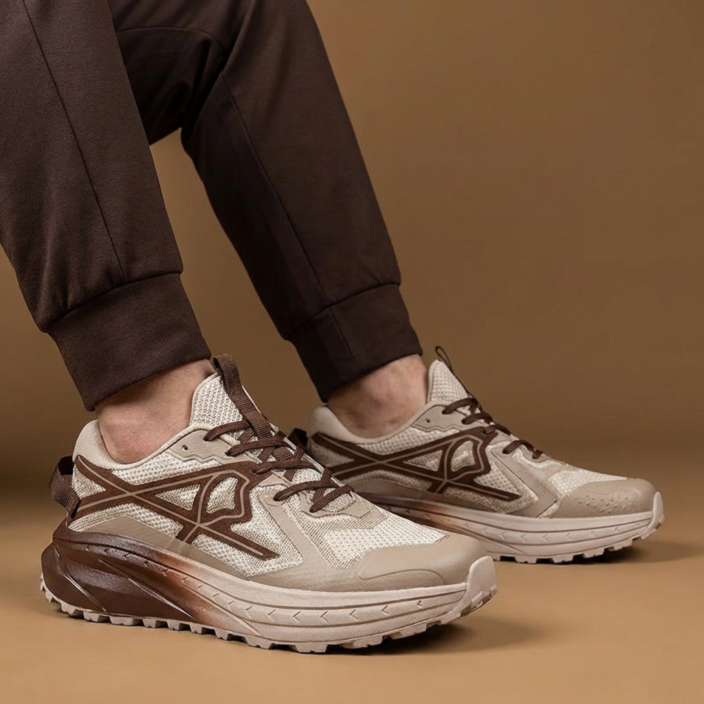Men's Breathable Comfort Athletic Shoes with Cushioned Sole