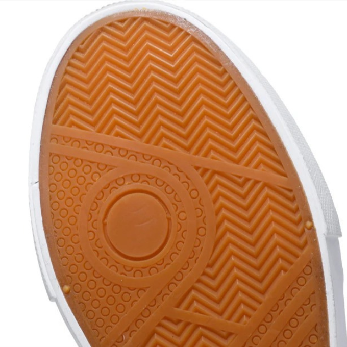 Men's Matte Finish Casual Sneakers in Black or White