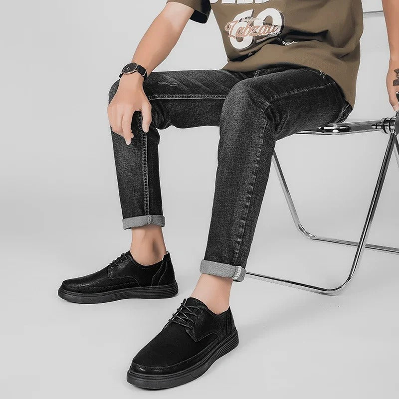 Men's Hybrid Dress Sneakers with Cushioned Sole