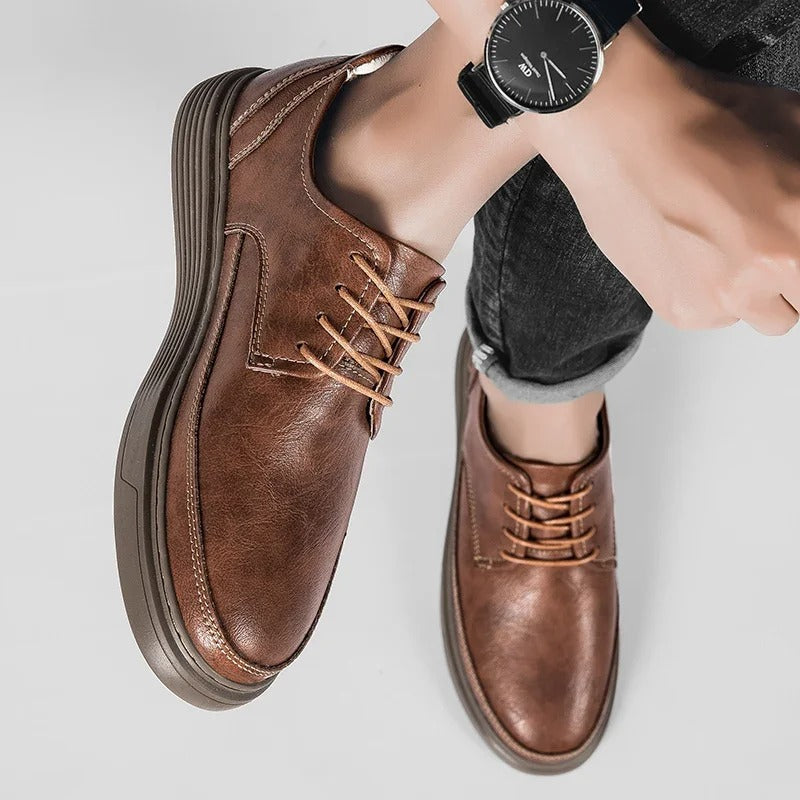 Men's Hybrid Dress Sneakers with Cushioned Sole