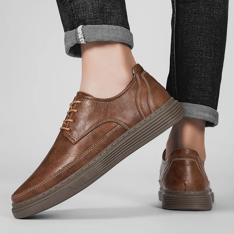 Men's Hybrid Dress Sneakers with Cushioned Sole