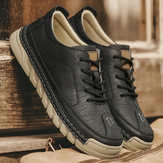 Men's Smart Casual Shoes with Cushioned Non-Slip Sole