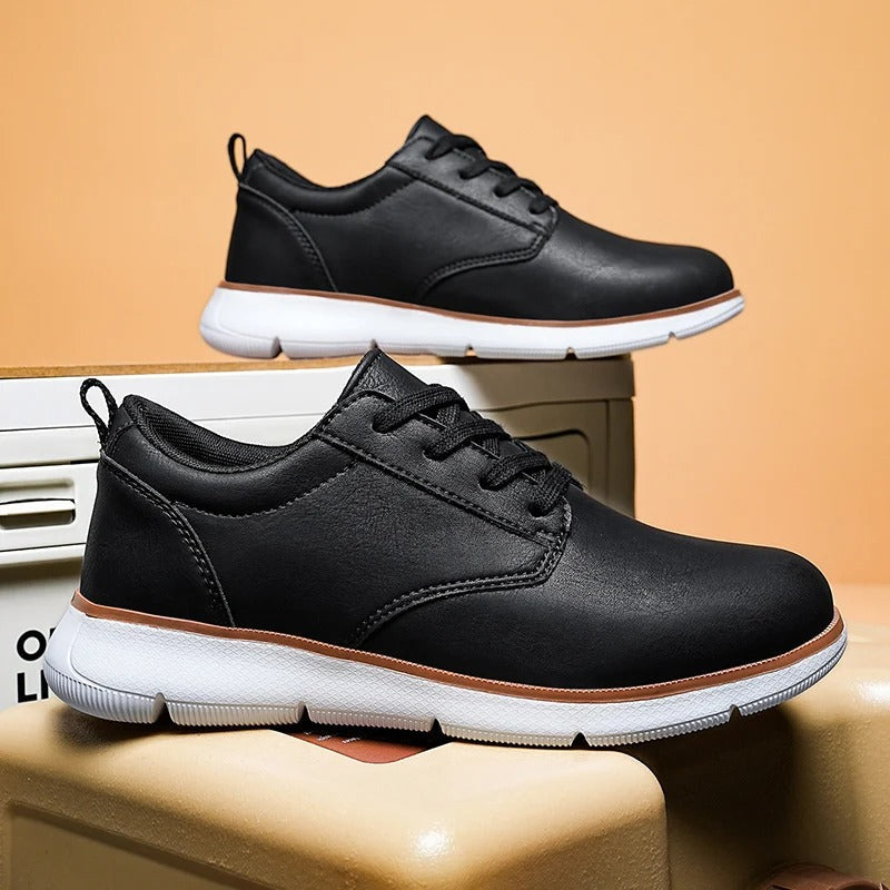 Lace-Up Men's Casual Sneakers with Lightweight Sole