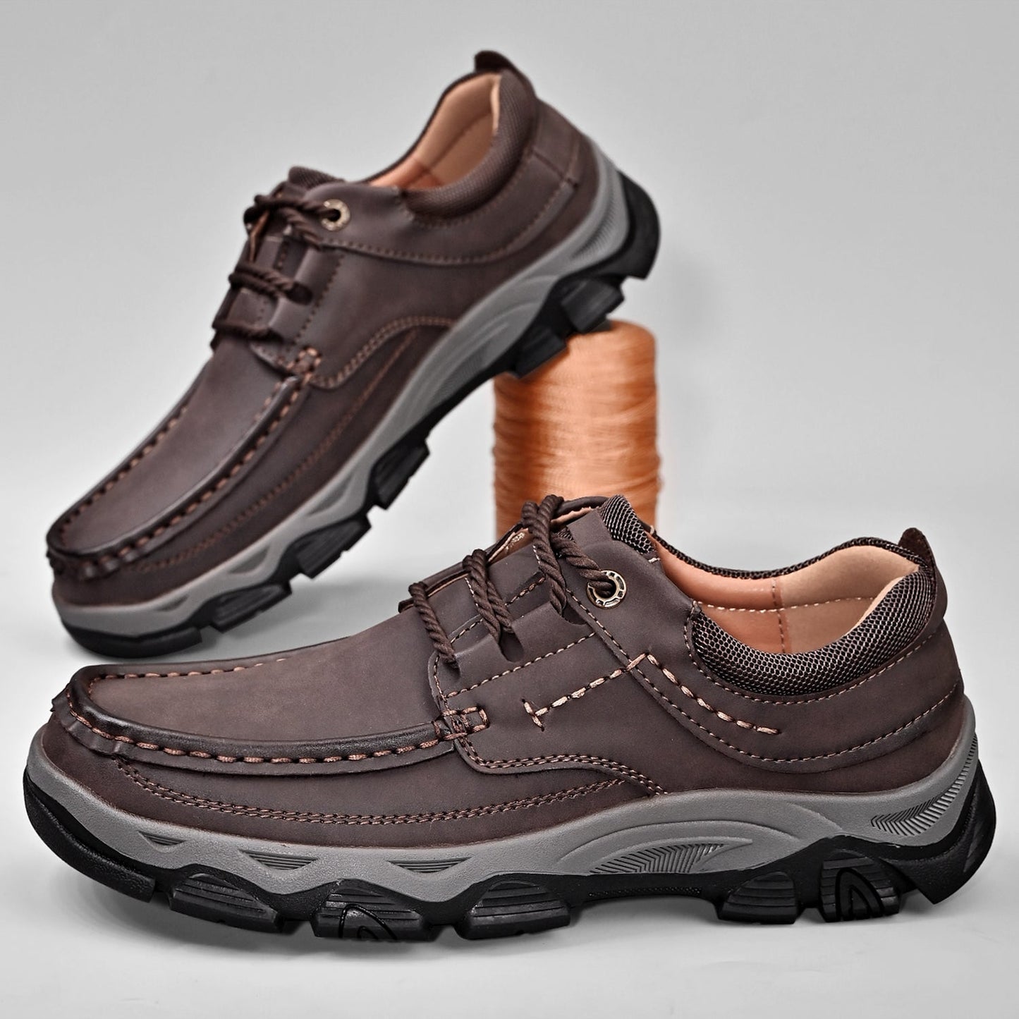 Men's Orthopedic Casual Loafers with Arch Support and Slip Resistance