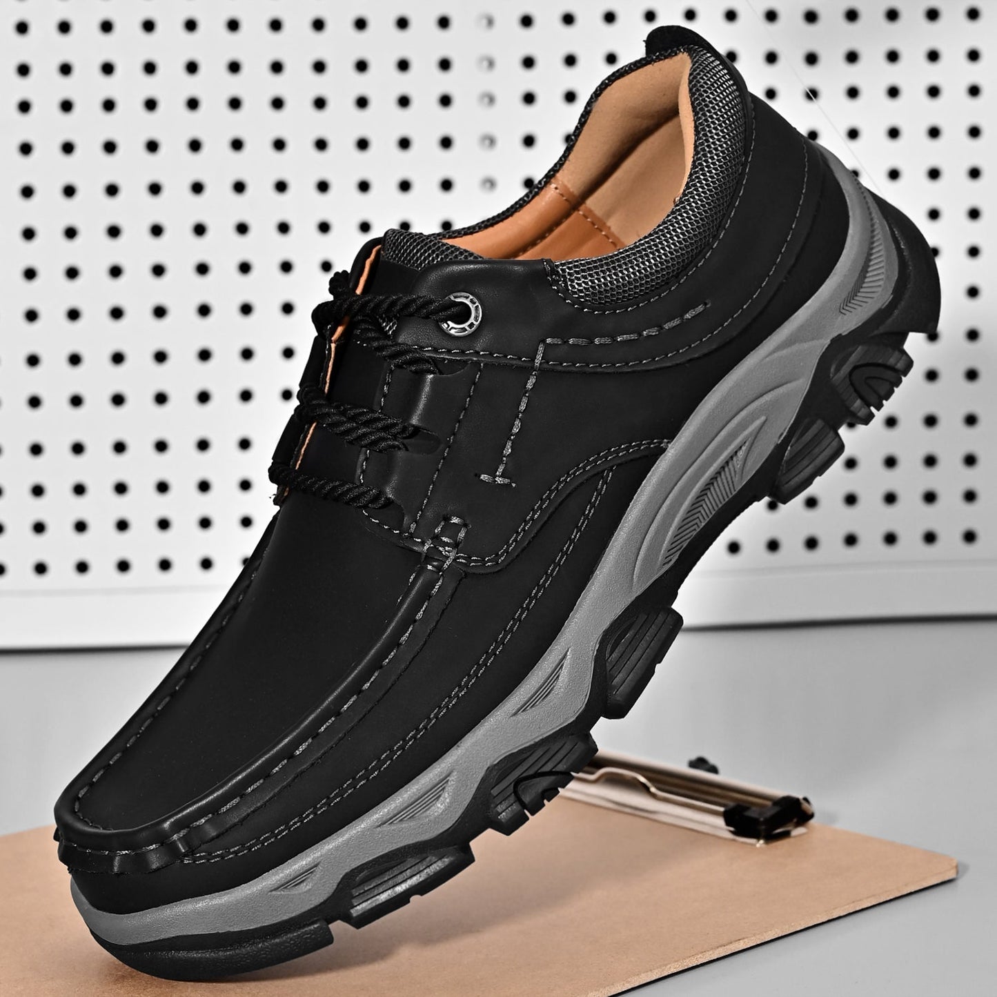 Men's Orthopedic Casual Loafers with Arch Support and Slip Resistance
