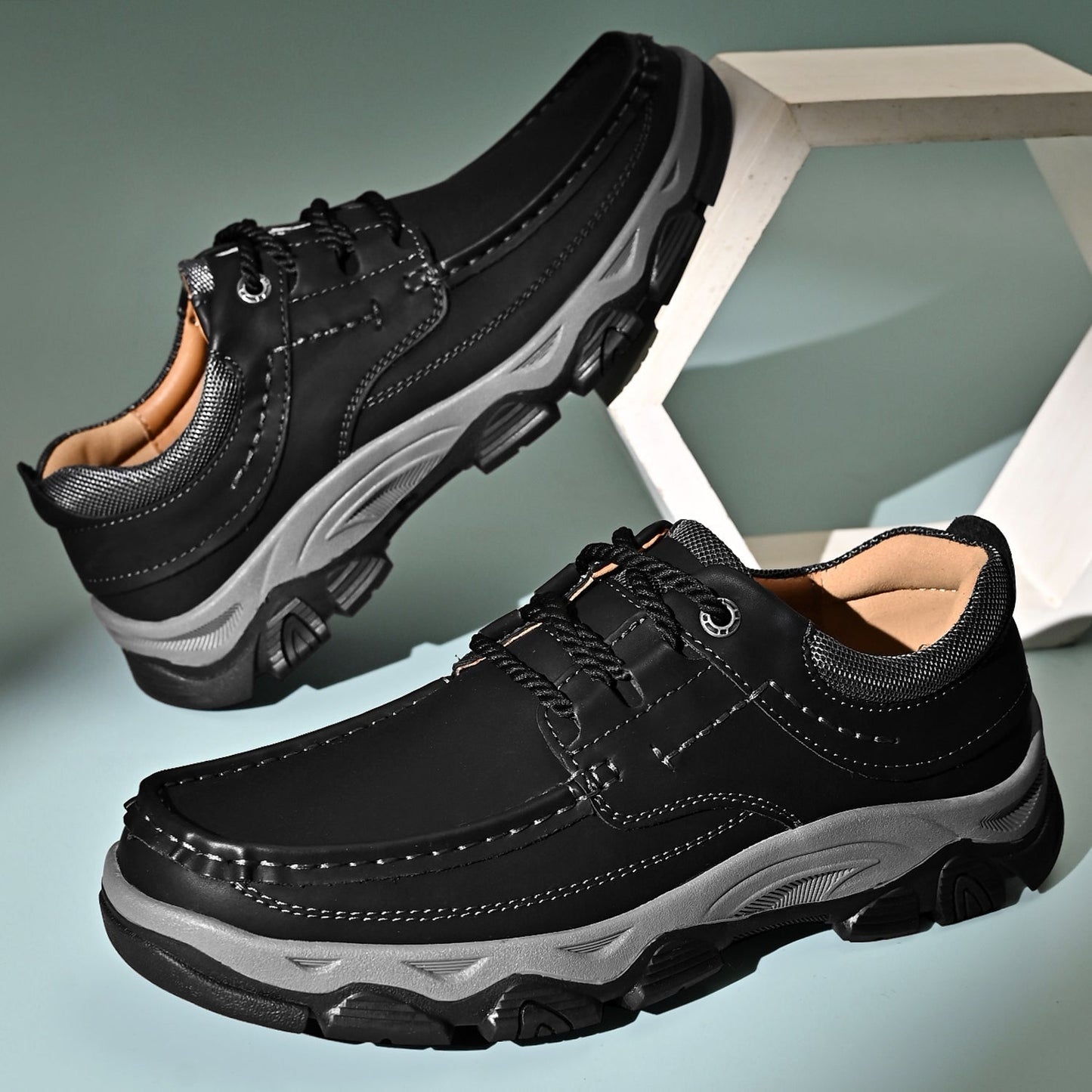 Men's Orthopedic Casual Loafers with Arch Support and Slip Resistance
