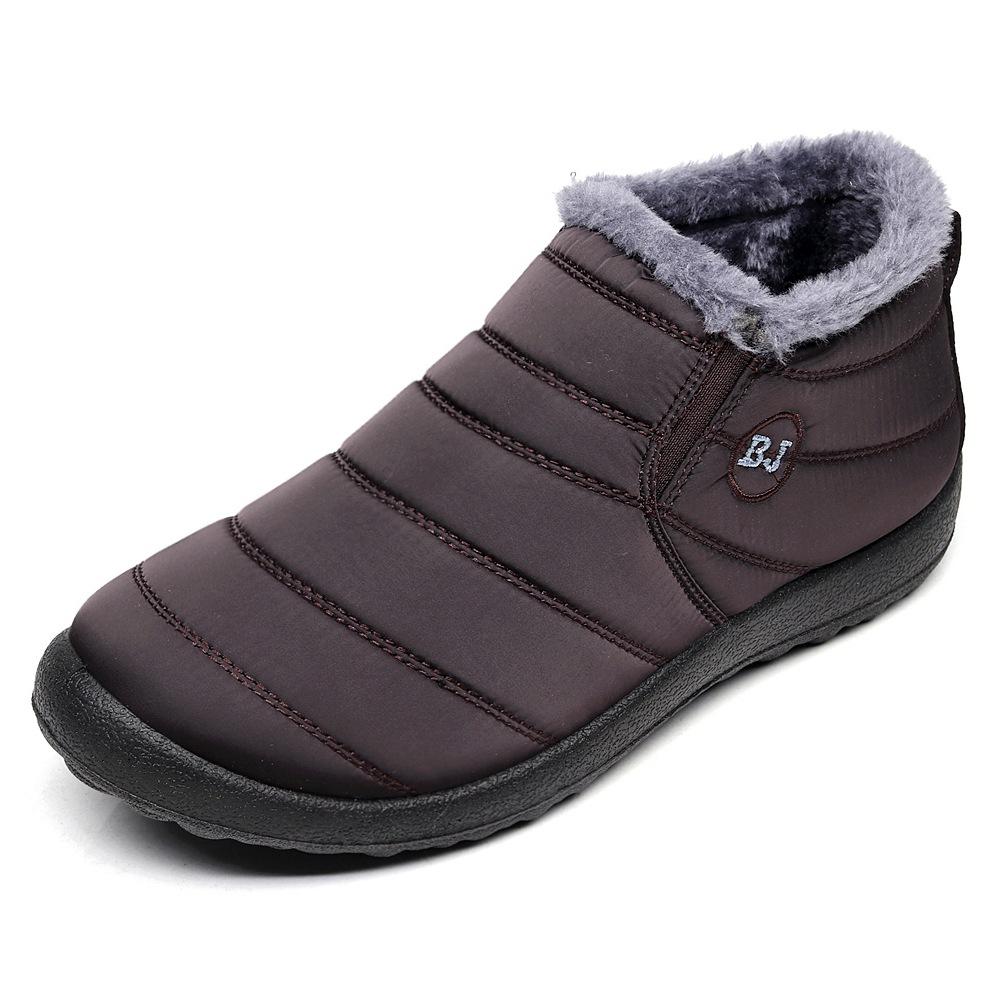 Men's Waterproof Insulated Snow Boots with Plush Lining