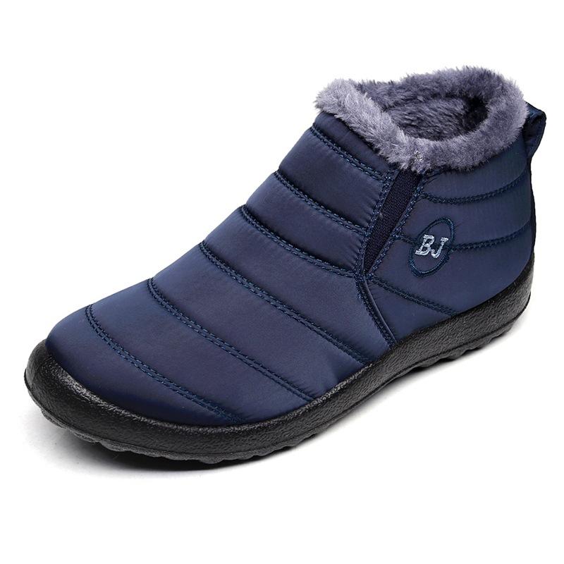 Men's Waterproof Insulated Snow Boots with Plush Lining
