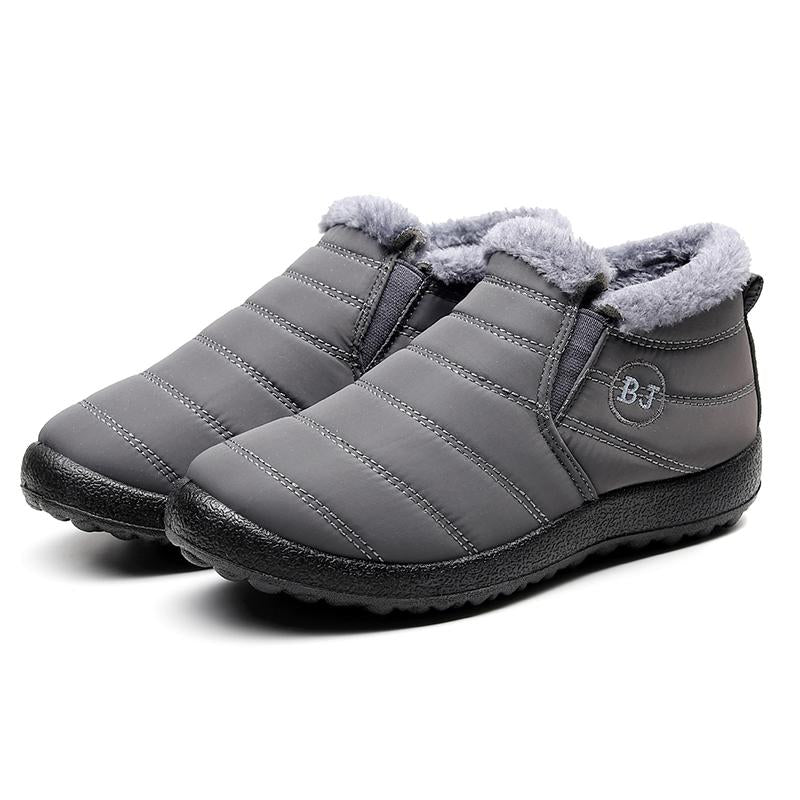Men's Waterproof Insulated Snow Boots with Plush Lining